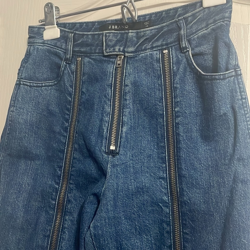 J Brand Connie High Rise Cigarette Zipper Jeans - Picture 4 of 9